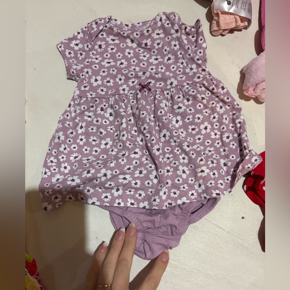Floral Baby Dress with Bloomers - Carters